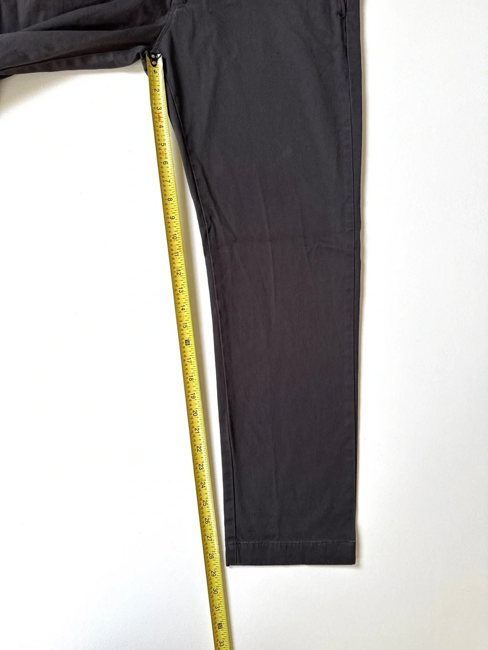 J. Crew Men's Dark Charcoal Slim Chinos